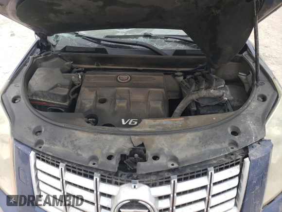 2013 Cadillac SRX Premium Collection with VIN 3GYFNEE3XDS587070, listed as a Copart auction lot 53607375 with Not provided miles and Salvage title. Bid and sale history available at DreamBid. Image 13.