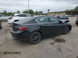 2022 Acura ILX Premium with VIN 19UDE2F84NA006009, listed as a Copart auction lot 58560215 with 57,539 mi miles and Salvage title. Bid and sale history available at DreamBid. Image 3.