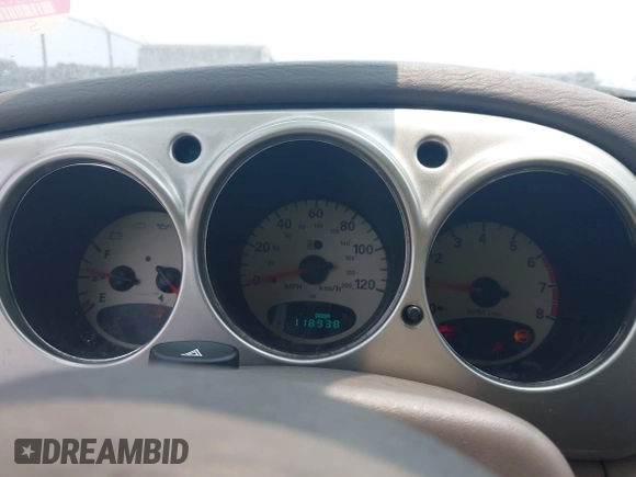 2001 Chrysler PT Cruiser with VIN 3C8FY4BB41T501825, listed as a IAAI auction lot 42388094 with 118,938 mi miles and . Bid and sale history available at DreamBid. Image 7.