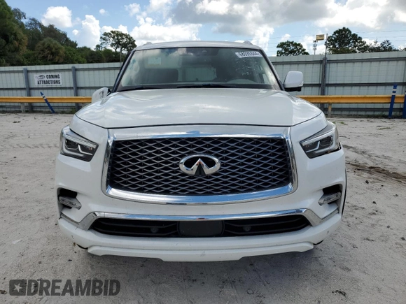 2020 Infiniti QX80 LUXE with VIN JN8AZ2NF4L9702006, listed as a Copart auction lot 68035344 with 71,280 mi miles and Salvage Title. Bid and sale history available at carsss.com. Image 5.
