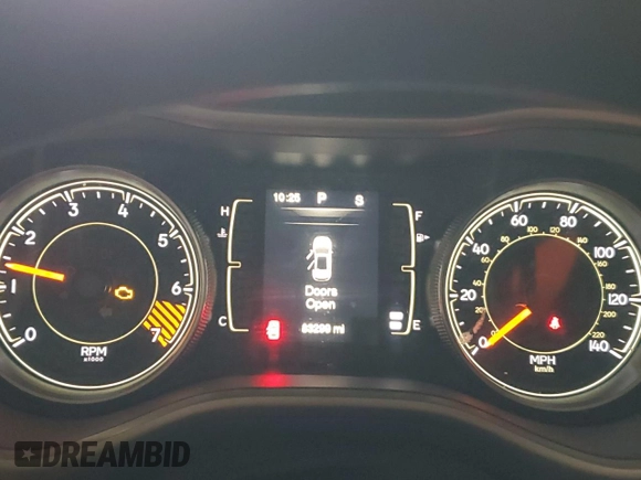 2015 Jeep Cherokee Sport with VIN 1C4PJMAB1FW593571, listed as a Copart auction lot 53024905 with 83,299 mi miles and Salvage title. Bid and sale history available at DreamBid. Image 9.