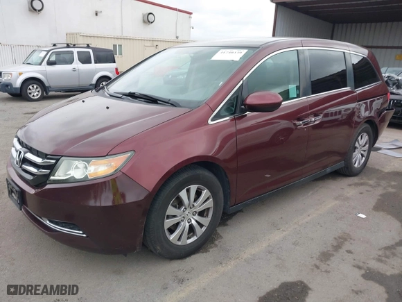 2016 Honda Odyssey SE with VIN 5FNRL5H38GB094778, listed as a IAAI auction lot 41740339 with 103,656 mi miles. Bid and sale history available at carsss.com. Image 17.