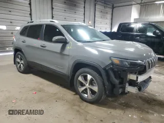 2020 Jeep Cherokee Limited with VIN 1C4PJMDX2LD627953, listed as a Copart auction lot 55845735 with 55,660 mi miles and Salvage title. Bid and sale history available at DreamBid. Image 4.