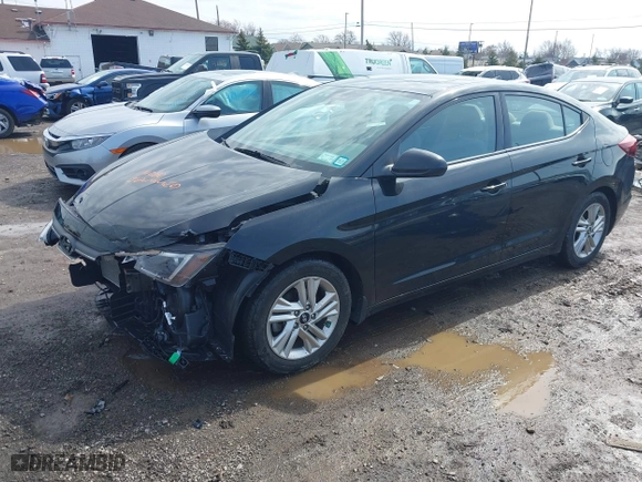 2020 Hyundai Elantra SEL with VIN 5NPD84LFXLH510395, listed as a IAAI auction lot 41948548 with 35,079 mi miles. Bid and sale history available at carsss.com. Image 18.