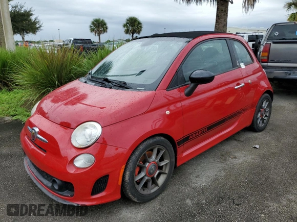 2013 FIAT 500 Abarth with VIN 3C3CFFJH4DT633956, listed as a Copart auction lot 74962744 with Not provided miles and Non repairable. Bid and sale history available at DreamBid. Image 1.