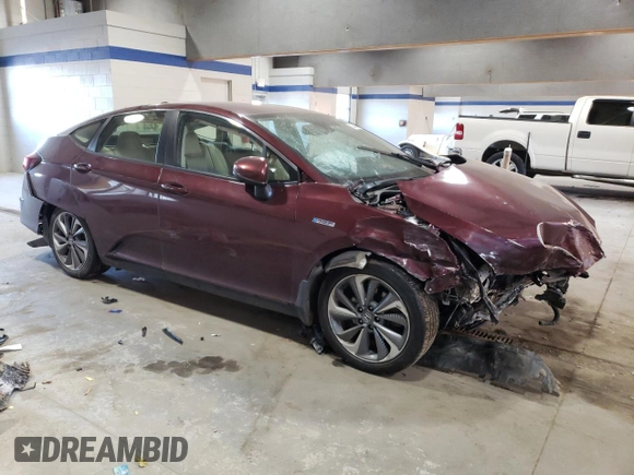 2018 Honda Clarity Touring with VIN JHMZC5F32JC016650, listed as a Copart auction lot 82589894 with Not Provided miles and Salvage Title. Bid and sale history available at DreamBid. Image 4.