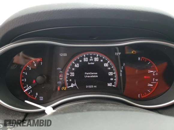2020 Dodge Durango Pursuit with VIN 1C4RDJFG9LC369772, listed as a Copart auction lot 55564725 with 31,523 mi miles and Salvage title. Bid and sale history available at DreamBid. Image 9.