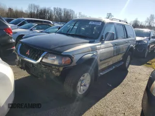 2003 Mitsubishi Montero Sport ES with VIN JA4MT21H23J036015, listed as a Copart auction lot 44752035 with 70,458 mi miles and Salvage Title. Bid and sale history available at carsss.com. Image 1.