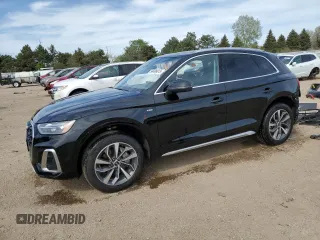 2022 Audi Q5 S line Premium Plus with VIN WA1EAAFYXN2088373, listed as a Copart auction lot 54496015 with 45,862 mi miles and Salvage title. Bid and sale history available at DreamBid. Image 1.