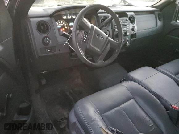 2011 Ford F-150 XL with VIN 1FTFX1EFXBKD12858, listed as a Copart auction lot 80333384 with 210,839 mi miles and Salvage title. Bid and sale history available at DreamBid. Image 8.