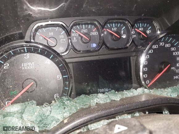 2015 Chevrolet Silverado 1500 LTZ with VIN 3GCUKSEJXFG272665, listed as a IAAI auction lot 41503968 with 79,834 mi miles. Bid and sale history available at carsss.com. Image 7.