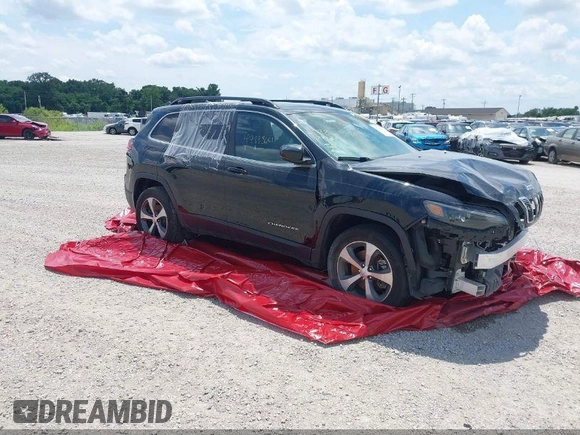 2022 Jeep Cherokee Limited with VIN 1C4PJMDX1ND520783, listed as a IAAI auction lot 41989564 with 55,947 mi miles and . Bid and sale history available at DreamBid. Image 19.