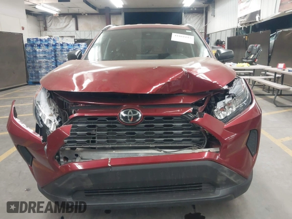 2021 Toyota RAV4 LE with VIN 2T3F1RFV2MW218151, listed as a IAAI auction lot 41861115 with 59,591 mi miles. Bid and sale history available at carsss.com. Image 12.