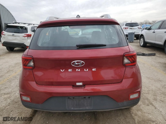 2024 Hyundai Venue SEL with VIN KMHRC8A39RU291721, listed as a Copart auction lot 49740025 with NaN miles and Clean Title. Bid and sale history available at carsss.com. Image 6.