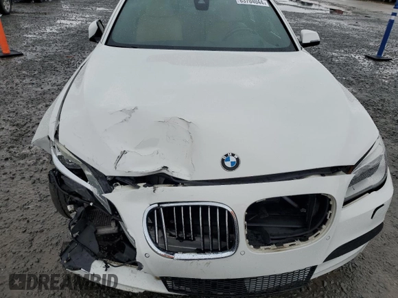 2014 BMW 7 Series 740Li with VIN WBAYE4C5XED138323, listed as a Copart auction lot 83704044 with 109,754 mi miles and Salvage Title. Bid and sale history available at carsss.com. Image 12.