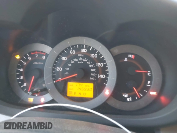 2010 Toyota RAV4 with VIN JTMBK4DV7AD016397, listed as a IAAI auction lot 41455051 with 145,930 mi miles. Bid and sale history available at carsss.com. Image 7.
