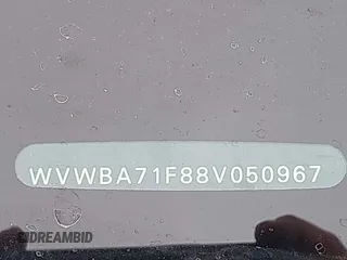 2008 Volkswagen Eos Turbo с VIN WVWBA71F88V050967, выставлен на аукционе IAAI как лот 41720844 с пробегом 137 819 миль миль и . История ставок и продаж доступна на DreamBid. Изображение 9.