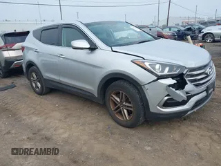 2017 Hyundai Santa Fe 2.4L with VIN 5XYZTDLB9HG441103, listed as a IAAI auction lot 42490973 with 103,967 mi miles and . Bid and sale history available at DreamBid. Image 1.