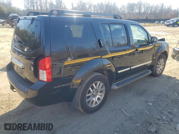 2012 Nissan Pathfinder S with VIN 5N1AR1NB9CC608205, listed as a Copart auction lot 45736625 with 0 mi miles and Non Repairable. Bid and sale history available at carsss.com. Image 3.