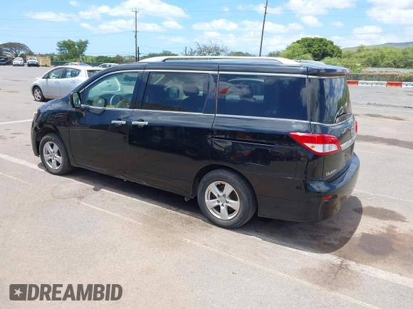 2017 Nissan Quest SV with VIN JN8AE2KP4H9169686, listed as a IAAI auction lot 42185479 with 78,102 mi miles. Bid and sale history available at carsss.com. Image 3.