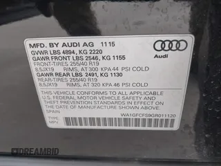 2016 Audi Q3 Prestige with VIN WA1GFCFS9GR011120, listed as a IAAI auction lot 41890989 with 85,625 mi miles. Bid and sale history available at carsss.com. Image 9.