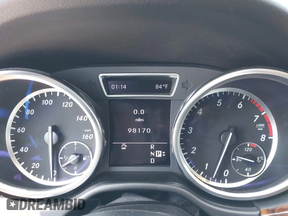 2012 Mercedes-Benz M 550 with VIN 4JGDA7DB3CA013323, listed as a IAAI auction lot 42557246 with 98,170 mi miles and . Bid and sale history available at DreamBid. Image 7.
