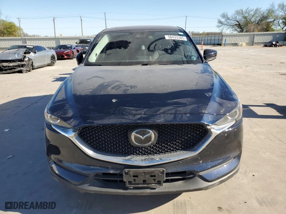 2020 Mazda CX-5 Touring with VIN JM3KFACM9L0792513, listed as a Copart auction lot 50433305 with 45,773 mi miles and Salvage Title. Bid and sale history available at carsss.com. Image 5.