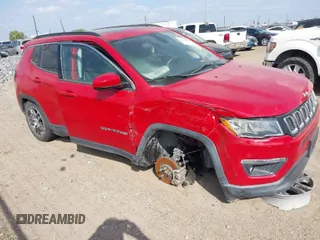 2020 Jeep Compass Latitude with VIN 3C4NJCBBXLT150756, listed as a IAAI auction lot 41483656 with Not Provided miles and . Bid and sale history available at carsss.com. Image 1.