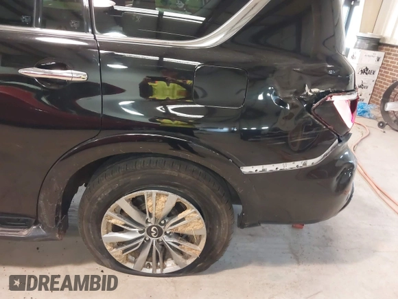2021 Infiniti QX80 Luxe with VIN JN8AZ2AE8M9272267, listed as a IAAI auction lot 41408983 with 86,188 mi miles and . Bid and sale history available at DreamBid. Image 19.