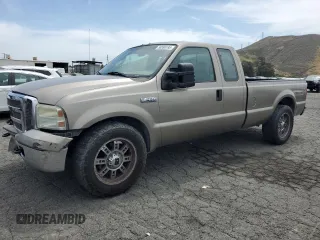 2006 Ford F-250 XL with VIN 1FTSX20566EA53924, listed as a Copart auction lot 56598195 with 237,387 mi miles and Salvage title. Bid and sale history available at DreamBid. Image 1.