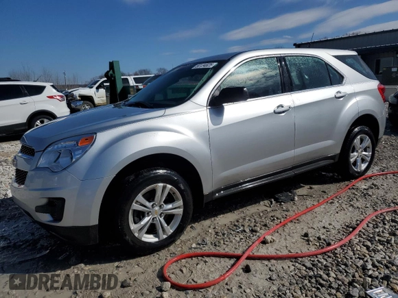 2011 Chevrolet Equinox LS with VIN 2GNALBEC0B1173915, listed as a Copart auction lot 50134825 with 115,278 mi miles and Clean Title. Bid and sale history available at carsss.com. Image 1.