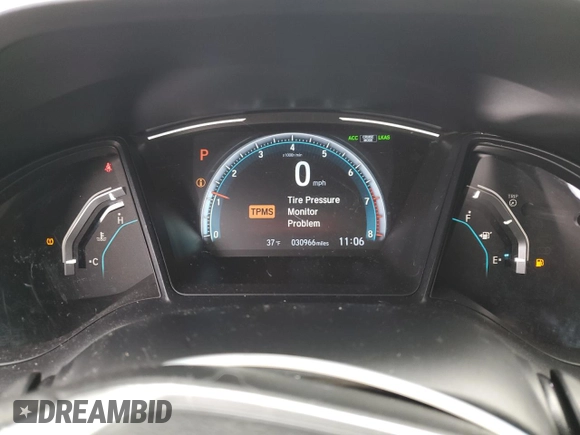 2020 Honda Civic Sedan LX with VIN 2HGFC2F62LH577025, listed as a Copart auction lot 86735254 with 30,966 mi miles and Salvage Title. Bid and sale history available at carsss.com. Image 9.