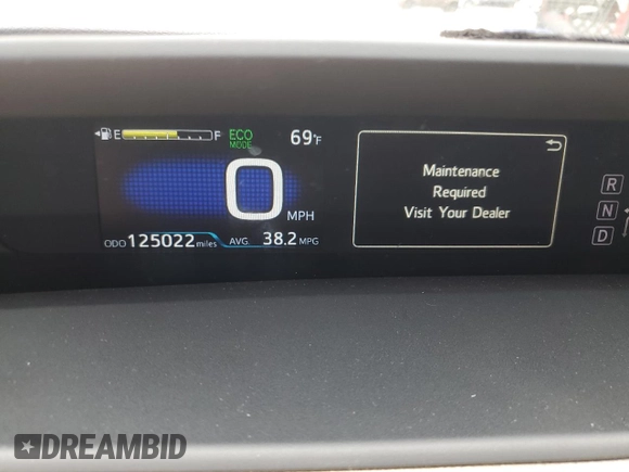 2016 Toyota Prius Four с VIN JTDKARFU9G3523899, выставлен на аукционе Copart как лот 60898185 с пробегом 125 022 миль миль и Чистый • Clean title. История ставок и продаж доступна на DreamBid. Изображение 9.