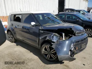 2016 Kia Soul + with VIN KNDJP3A53G7279375, listed as a Copart auction lot 48543615 with 0 mi miles and Salvage Title. Bid and sale history available at carsss.com. Image 4.
