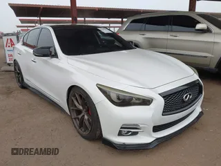 2015 Infiniti Q50 Premium with VIN JN1BV7APXFM352439, listed as a IAAI auction lot 41585855 with 78,245 mi miles. Bid and sale history available at carsss.com. Image 1.