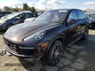2017 Porsche Cayenne Turbo with VIN WP1AC2A22HLA97265, listed as a Copart auction lot 41463564 with 110,621 mi miles and . Bid and sale history available at DreamBid. Image 1.
