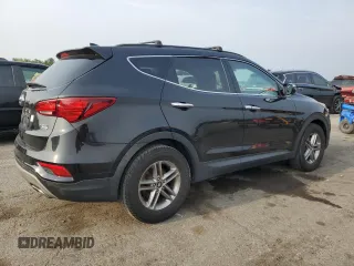 2018 Hyundai Santa Fe 2.4L with VIN 5NMZUDLB6JH099571, listed as a Copart auction lot 60960385 with 147,004 mi miles and Salvage title. Bid and sale history available at DreamBid. Image 3.