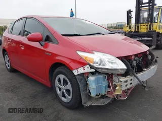 2015 Toyota Prius Four with VIN JTDKN3DU0F0428944, listed as a IAAI auction lot 42043343 with 166,843 mi miles. Bid and sale history available at carsss.com. Image 1.