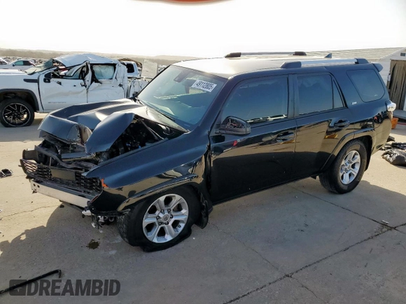 2021 Toyota 4Runner SR5 with VIN JTEEU5JR9M5236218, listed as a Copart auction lot 49112805 with 90,453 mi miles and Salvage title. Bid and sale history available at DreamBid. Image 1.