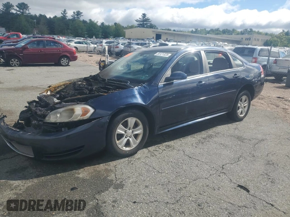 2012 Chevrolet Impala LS Retail with VIN 2G1WA5E31C1165743, listed as a Copart auction lot 58121325 with Not provided miles and Salvage title. Bid and sale history available at DreamBid. Image 1.