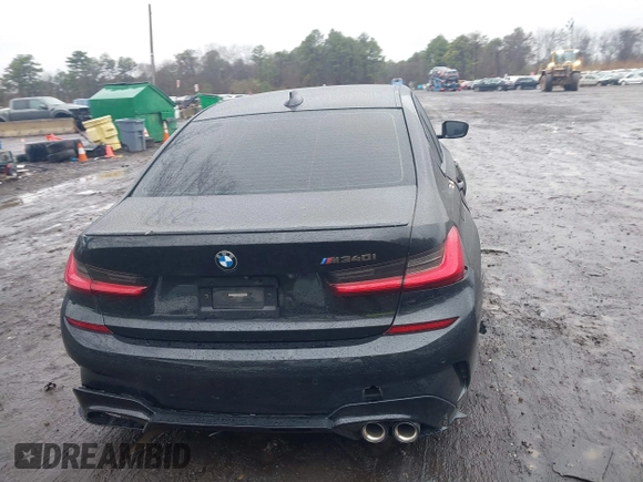 2020 BMW 3 Series M340i with VIN 3MW5U7J03L8B36115, listed as a IAAI auction lot 41957726 with 49,361 mi miles. Bid and sale history available at carsss.com. Image 15.