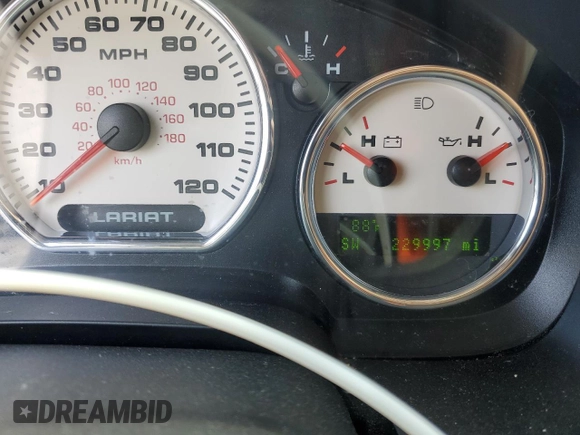 2006 Ford F-150 XLT с VIN 1FTPW14576KB68658, выставлен на аукционе Copart как лот 59928435 с пробегом 229 997 миль миль и Списание • Salvage title. История ставок и продаж доступна на DreamBid. Изображение 9.