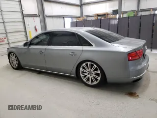2014 Audi A8 4.0T с VIN WAUR2AFD8EN002992, выставлен на аукционе Copart как лот 45711745 с пробегом 135 881 миль миль и Чистый • Clean title. История ставок и продаж доступна на DreamBid. Изображение 2.
