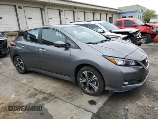2022 Nissan LEAF SV Plus with VIN 1N4BZ1CV7NC562646, listed as a Copart auction lot 80796494 with 45,477 mi miles and Salvage Title. Bid and sale history available at DreamBid. Image 4.