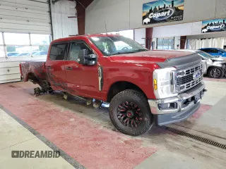 2024 Ford F-250 XL with VIN 1FT7W2BA4REE20696, listed as a Copart auction lot 56710255 with 20,917 mi miles and Salvage title. Bid and sale history available at DreamBid. Image 4.