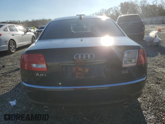 2006 Audi A8 4.2L z VIN WAUML44E86N018423, wystawiony jako Copart lot #82761894 z przebiegiem Nie podano mil oraz Szkody całkowita. Historia ofert i sprzedaży dostępna na DreamBid. Obrazek 6.