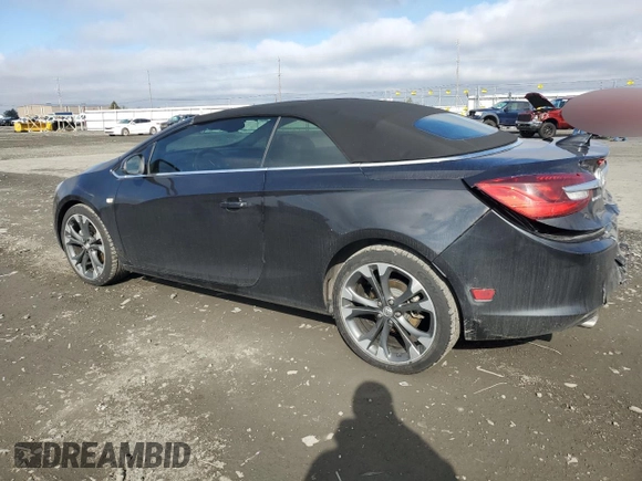 2016 Buick Cascada Premium with VIN W04WT3N52GG137847, listed as a Copart auction lot 46861855 with 39,378 mi miles and Salvage Title. Bid and sale history available at DreamBid. Image 2.