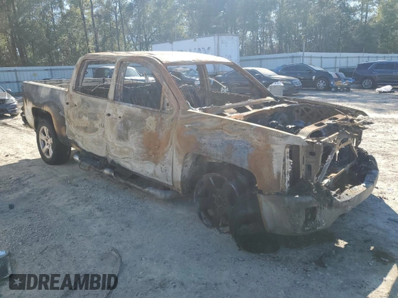 2018 Chevrolet Silverado 1500 LT with VIN 3GCUKREC0JG322816, listed as a Copart auction lot 43213855 with 0 mi miles and Non Repairable. Bid and sale history available at carsss.com. Image 4.