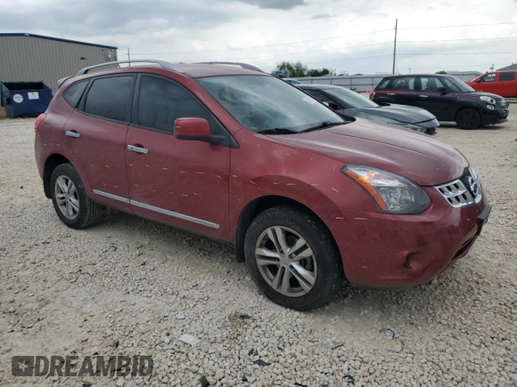 2012 Nissan Rogue SL with VIN JN8AS5MT8CW250611, listed as a Copart auction lot 54292995 with 100,623 mi miles and Salvage Title. Bid and sale history available at DreamBid. Image 4.
