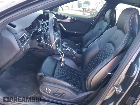 2019 Audi S4 Premium Plus with VIN WAUB4AF47KA006630, listed as a Copart auction lot 77640264 with 61,654 mi miles and Salvage Title. Bid and sale history available at carsss.com. Image 7.